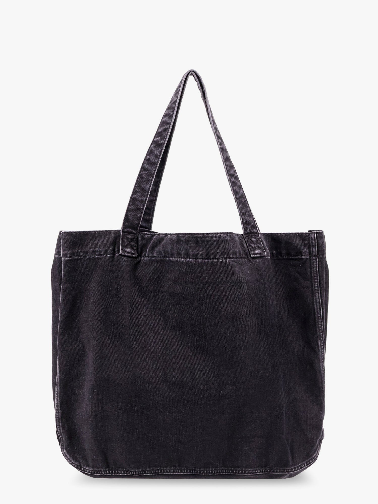 Carhartt Wip - Rivet Tote Black Denim Bag - Home->Man->Bags->Shoulder bags