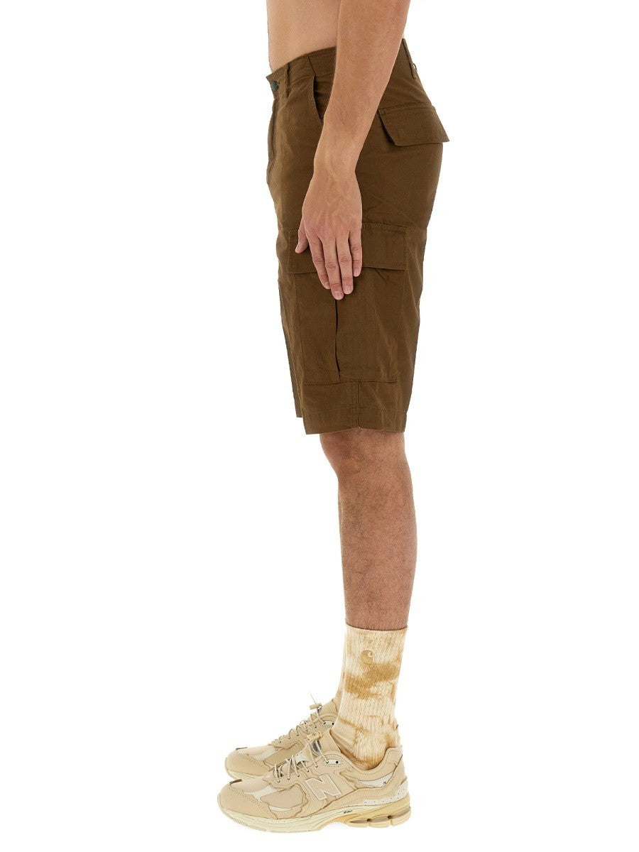 Carhartt Wip - Cotton Bermuda Shorts - Home->Man->Clothing->Shorts