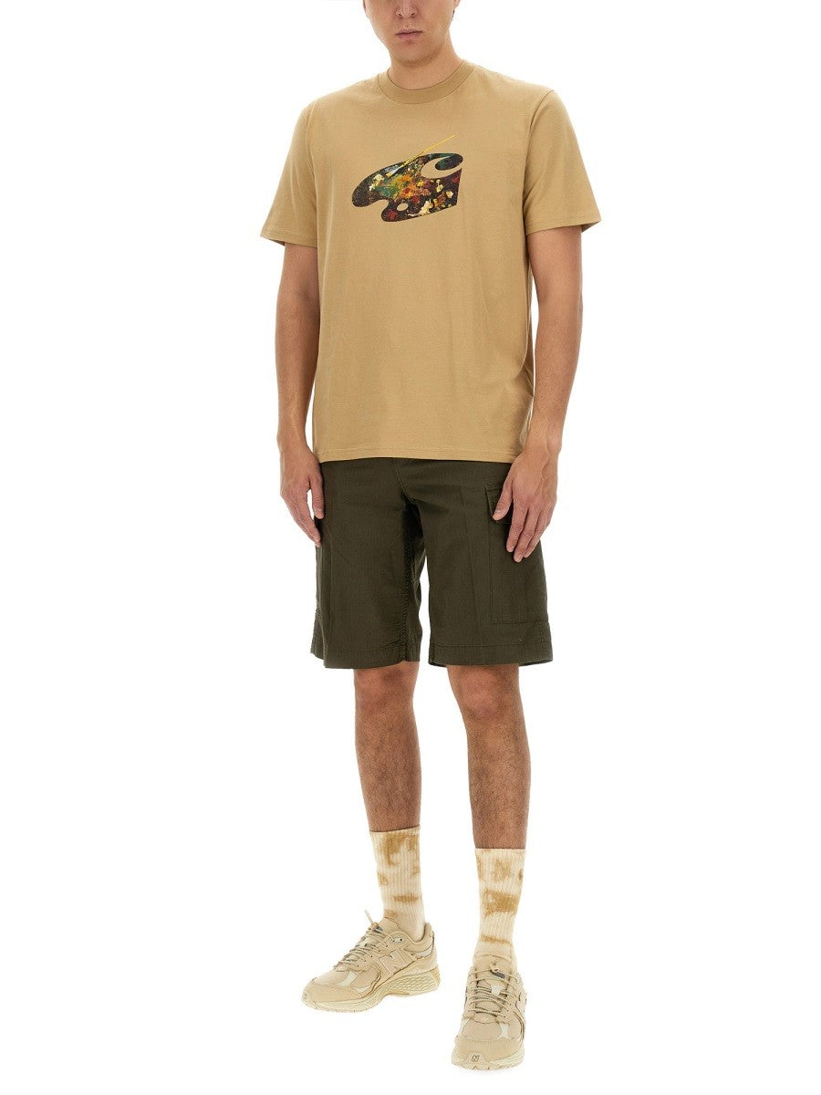 Carhartt Wip - Cotton Bermuda Shorts - Home->Man->Clothing->Shorts
