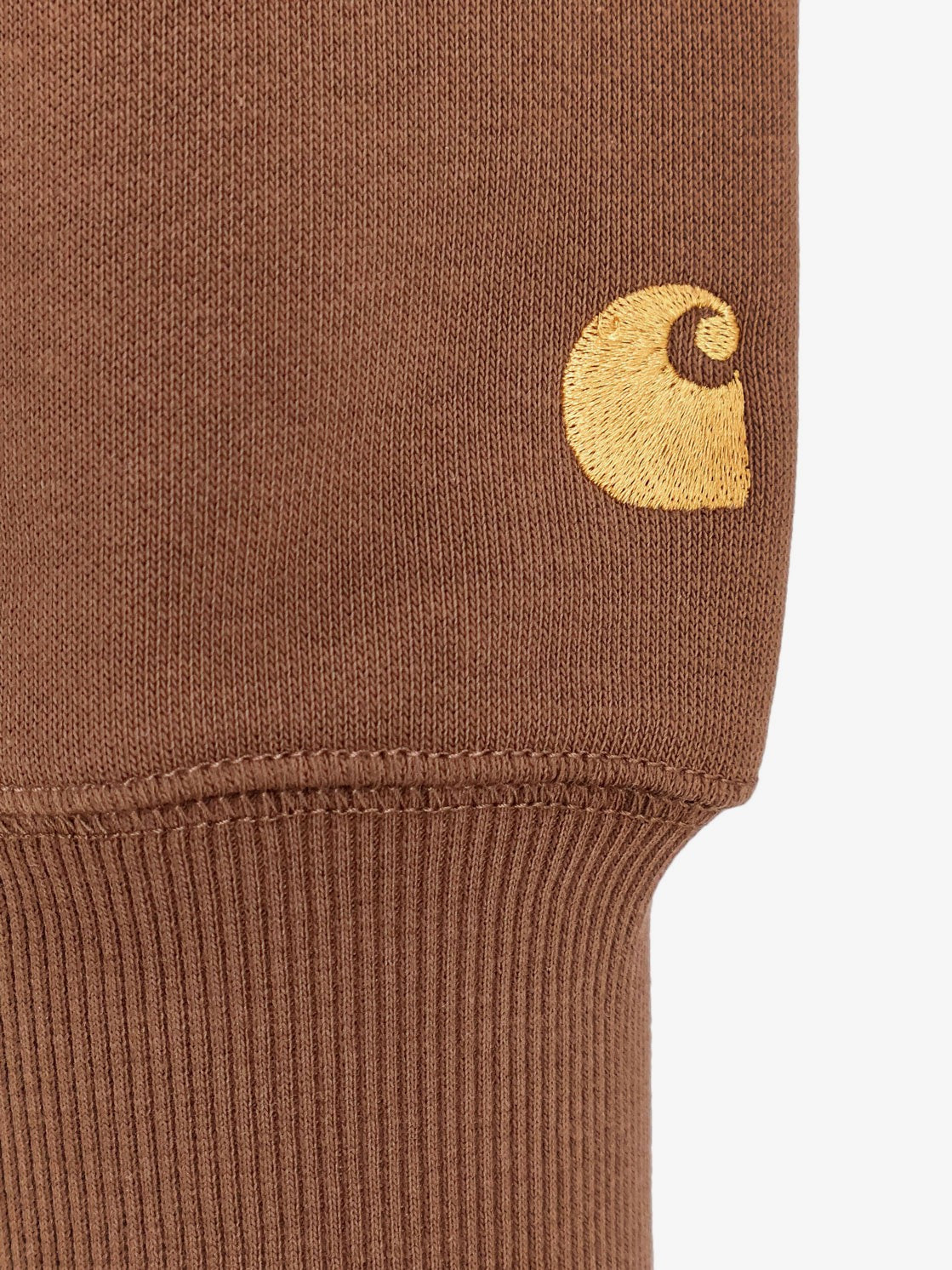 Carhartt Wip - Cotton Blend Sweatshirt With Logo Embroidery - Home->Man->Clothing->sweatshirts