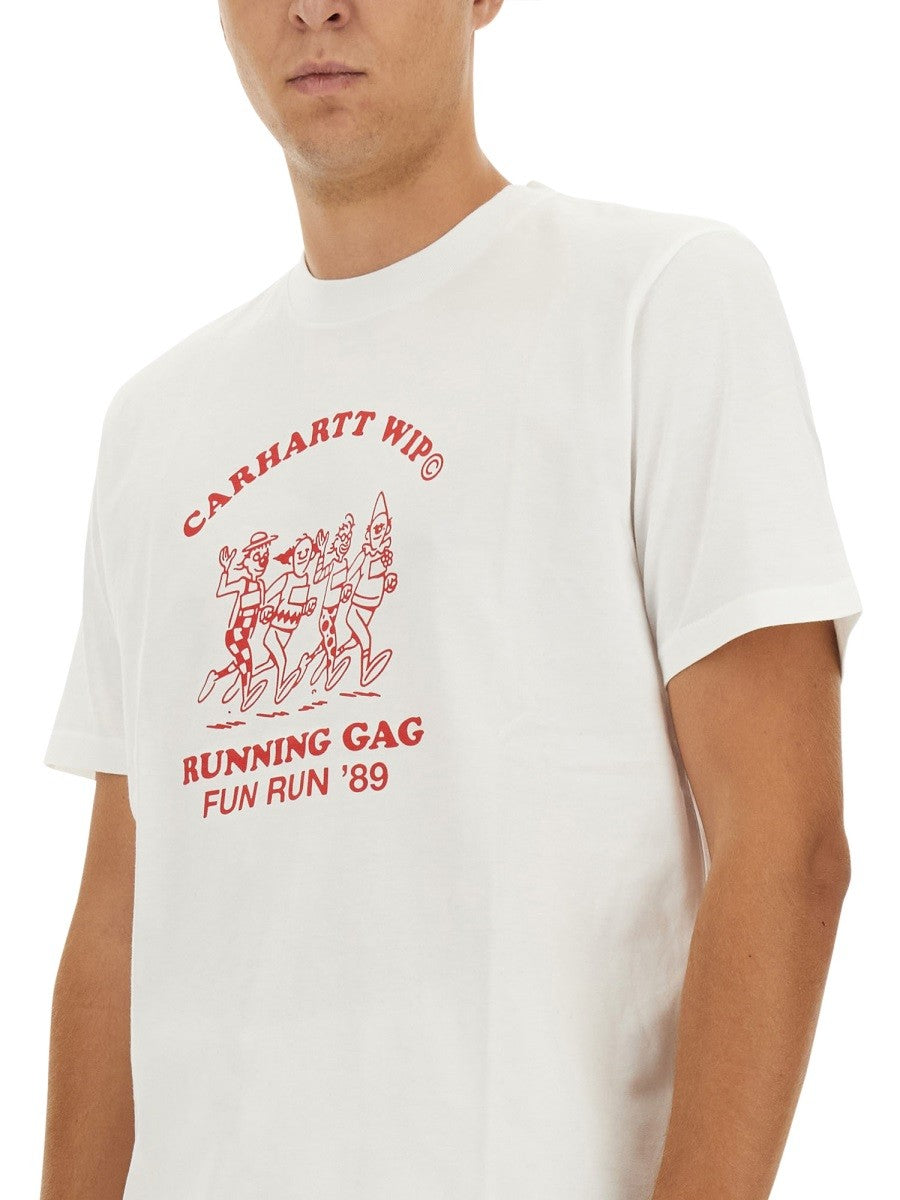 Carhartt Wip - T Shirt With Print - Home->Man->Clothing->T-Shirts
