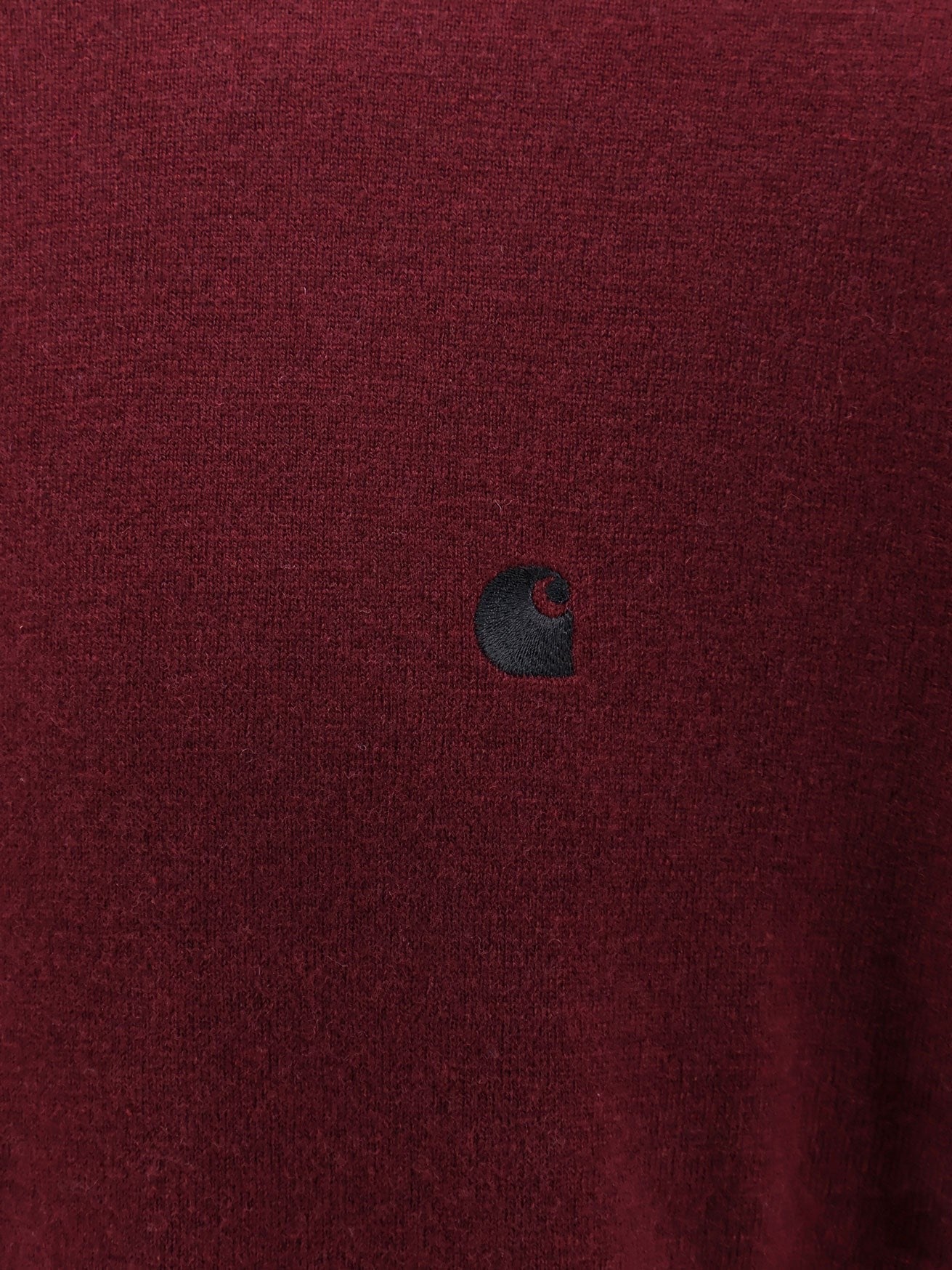 Carhartt Wip - Wool Sweater With Logo Embroidery - Home->Man->Clothing->Knitwear