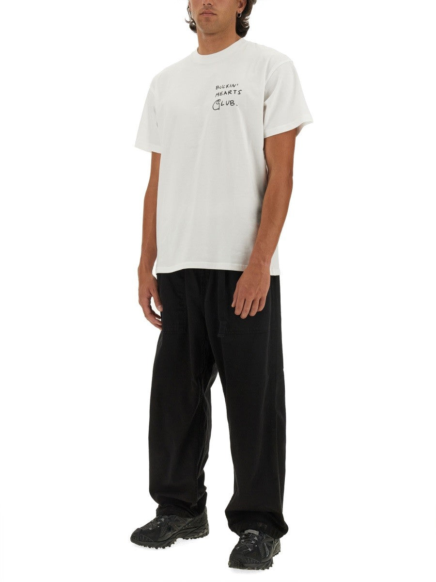Carhartt Wip - T Shirt With Logo - Home->Man->Clothing->T-Shirts