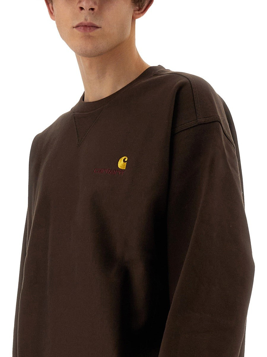 Carhartt Wip - Sweatshirt With Logo - Home->Man->Clothing->sweatshirts