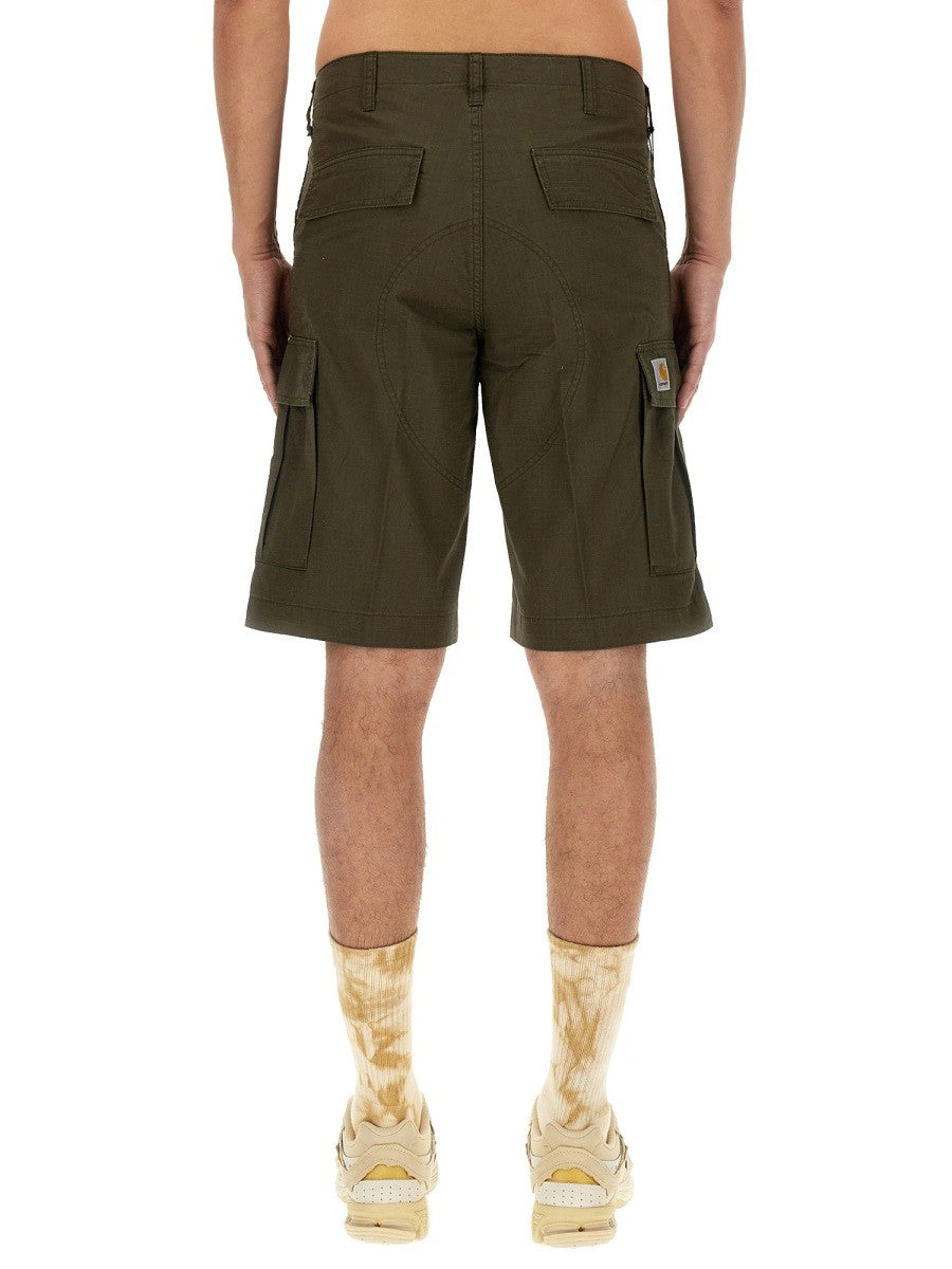Carhartt Wip - Cotton Bermuda Shorts - Home->Man->Clothing->Shorts