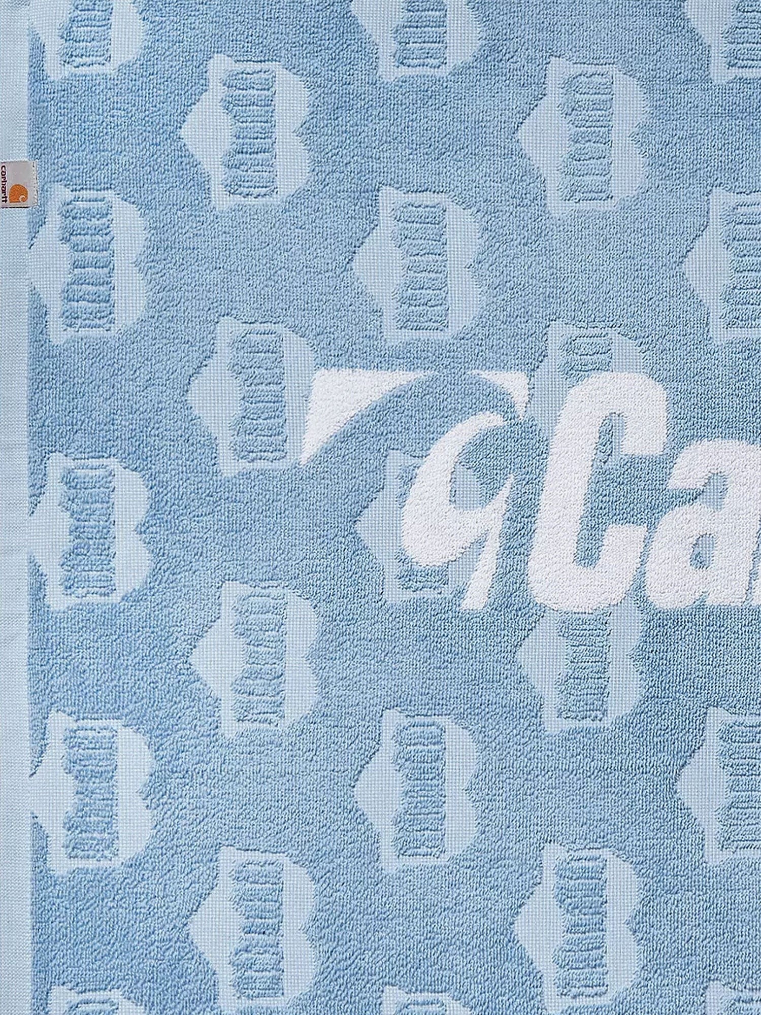 Carhartt Wip - Heart Train Cotton Beach Towel With Jacquard Motif - Home->Man->Accessories->Lifestyle->Homeware