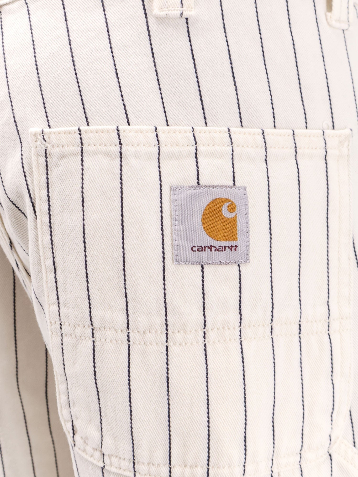 Carhartt Wip - Og Pinstriped Canvas Trouser - Home->Man->Clothing->Trousers