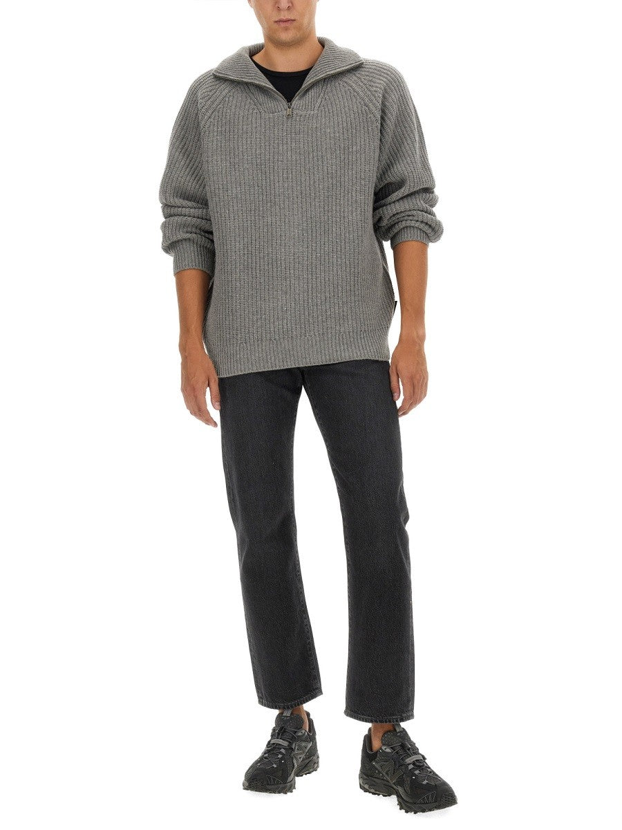 Carhartt Wip - Shirt With Zip. - Home->Man->Clothing->Sweaters