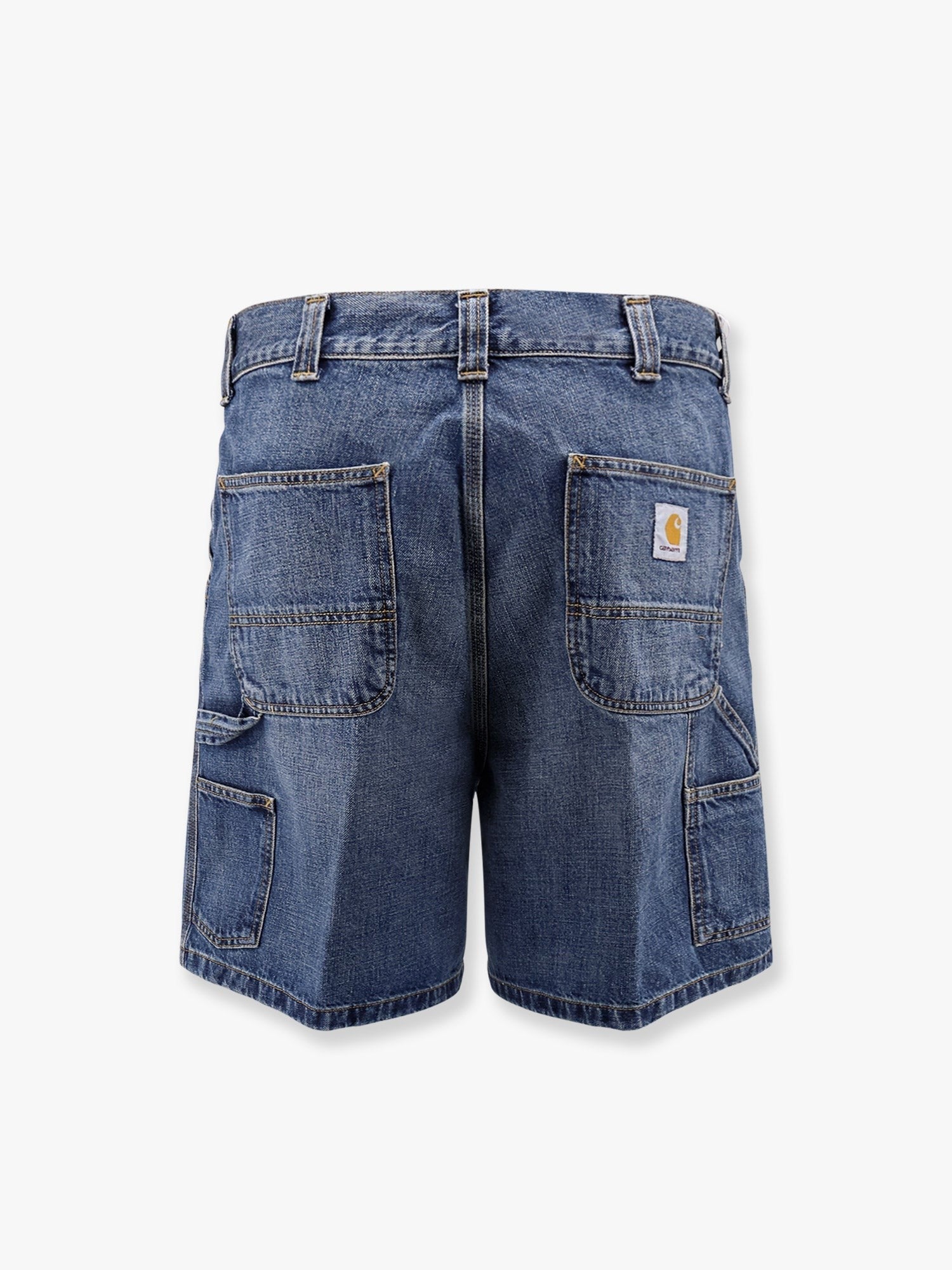 Carhartt Wip - Single Knee Denim Bermuda Shorts - Home->Man->Clothing->Shorts