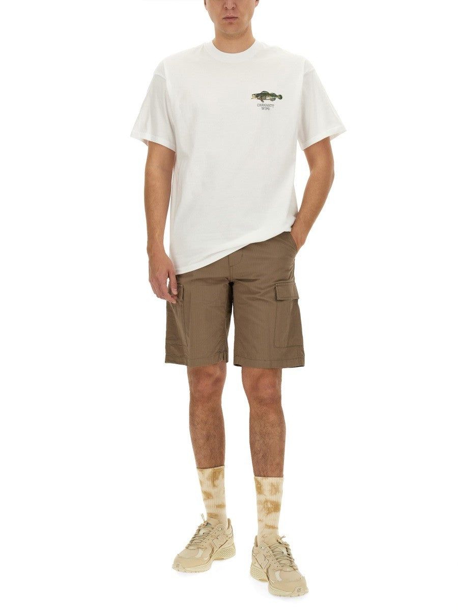 Carhartt Wip - Cotton Bermuda Shorts - Home->Man->Clothing->Shorts