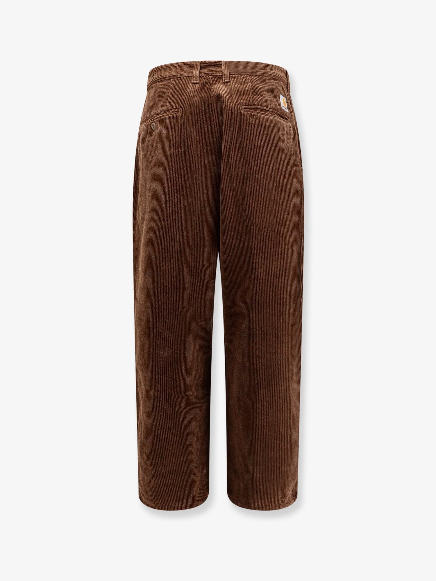 Carhartt Wip - Evan Corduroy Trouser With Logo Patch - Home->Man->Clothing->Trousers