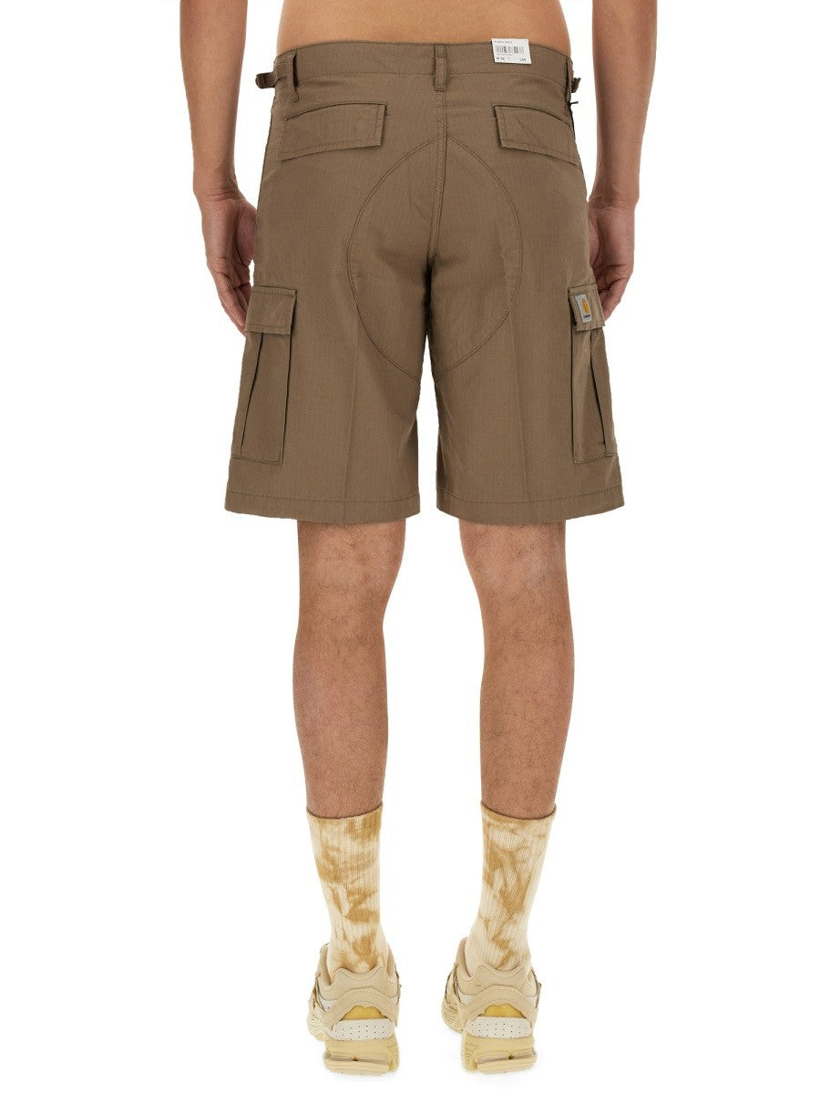 Carhartt Wip - Cotton Bermuda Shorts - Home->Man->Clothing->Shorts