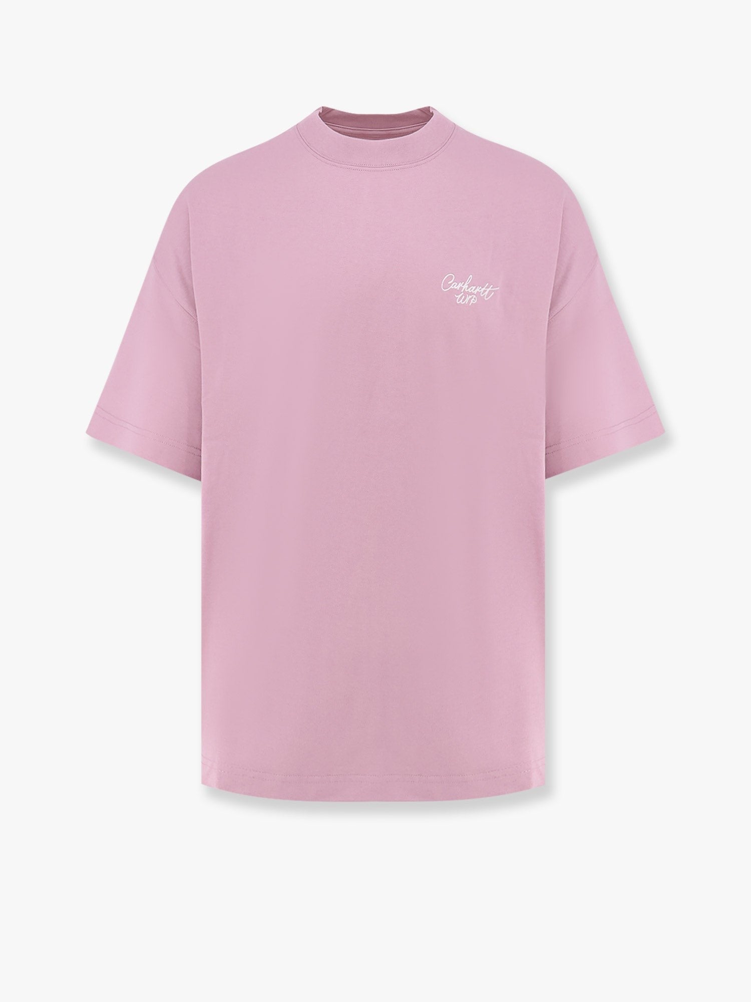 Carhartt Wip - Cotton T Shirt With Logo Embroidery - Home->Man->Clothing->T-Shirts and Top