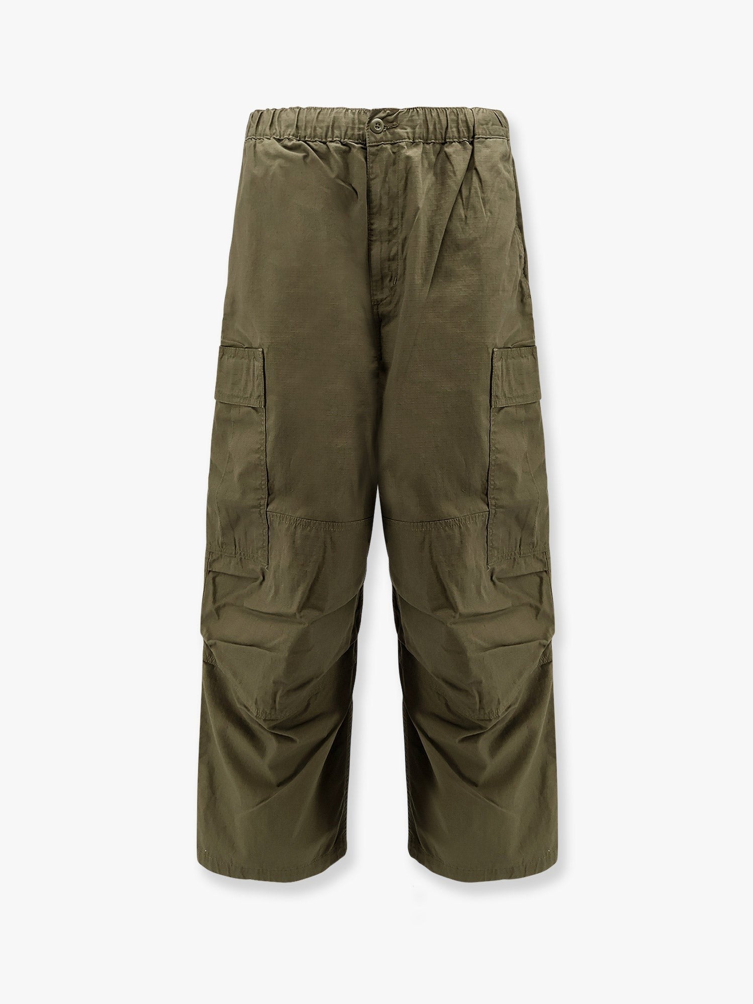 Carhartt Wip - Cotton Cargo Trouser With Back Logo Patch - Home->Man->Clothing->Trousers