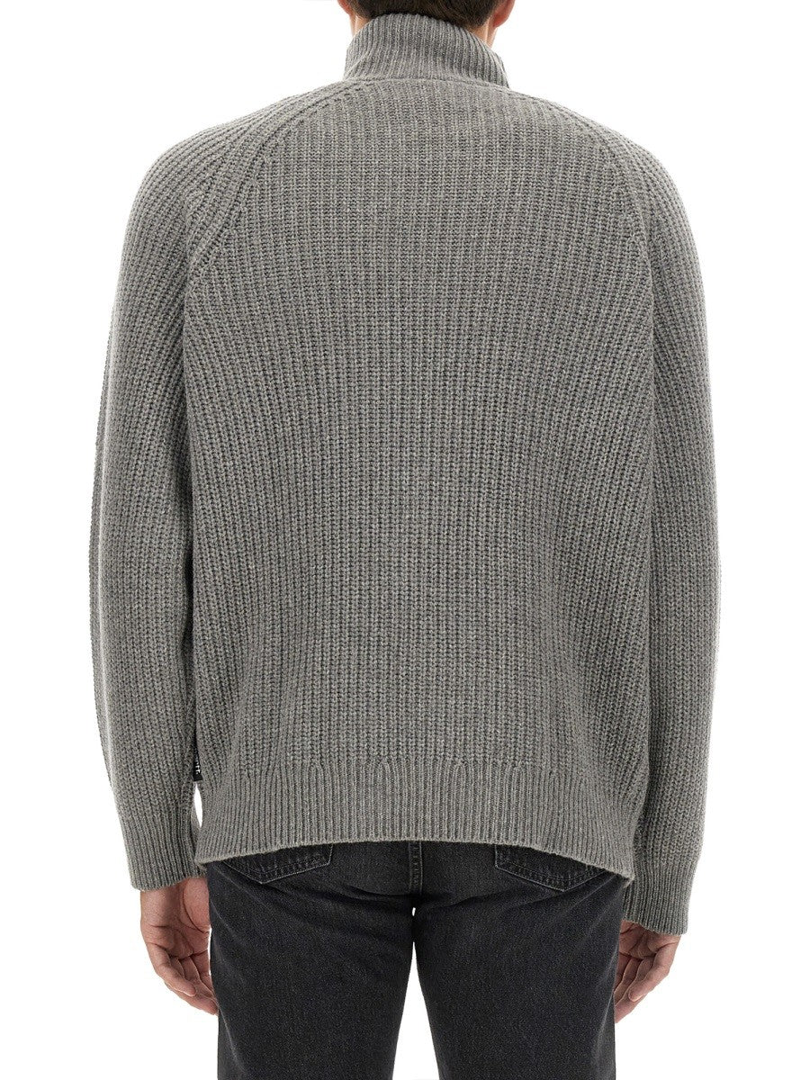 Carhartt Wip - Shirt With Zip. - Home->Man->Clothing->Sweaters