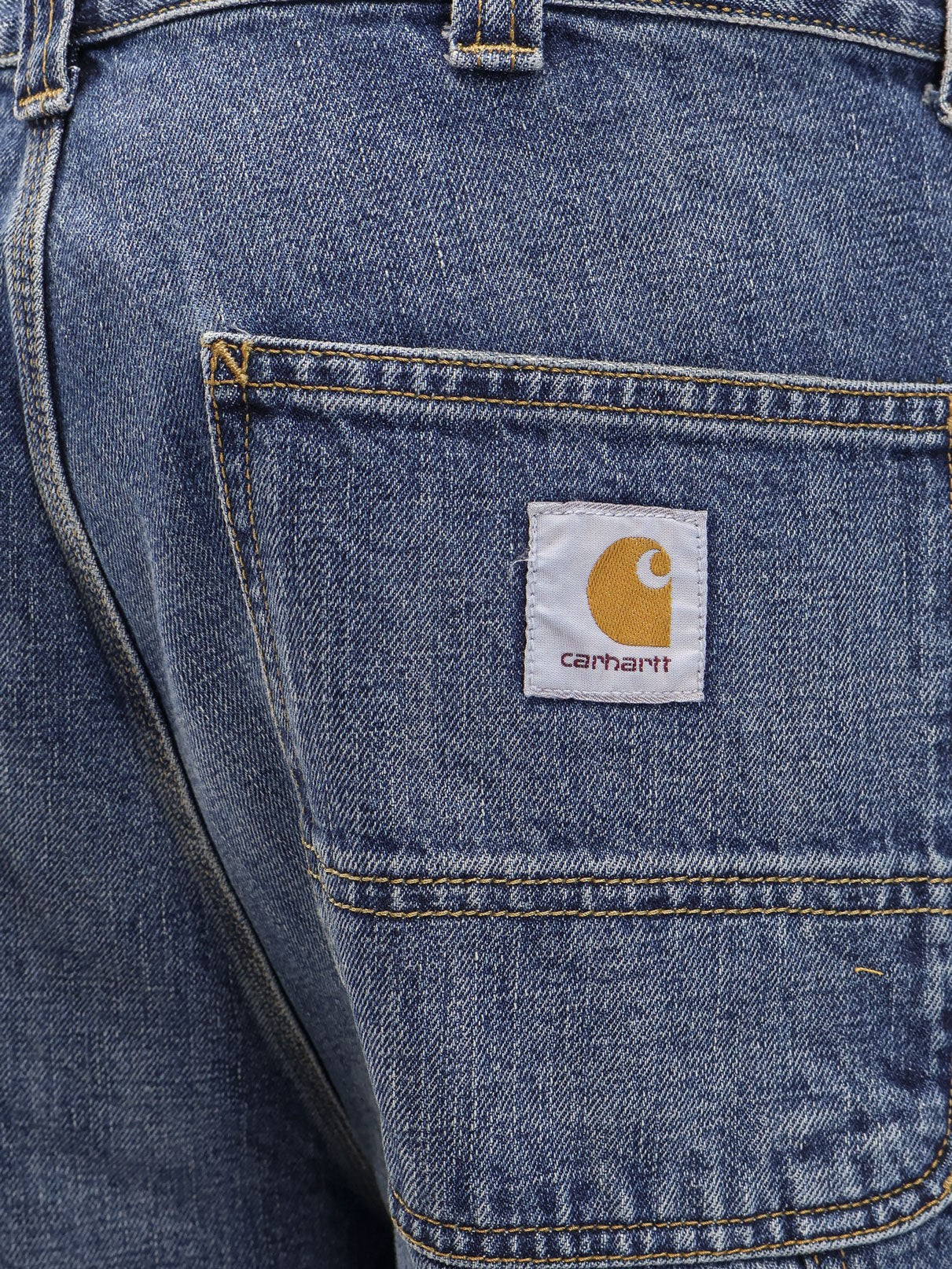 Carhartt Wip - Single Knee Denim Bermuda Shorts - Home->Man->Clothing->Shorts