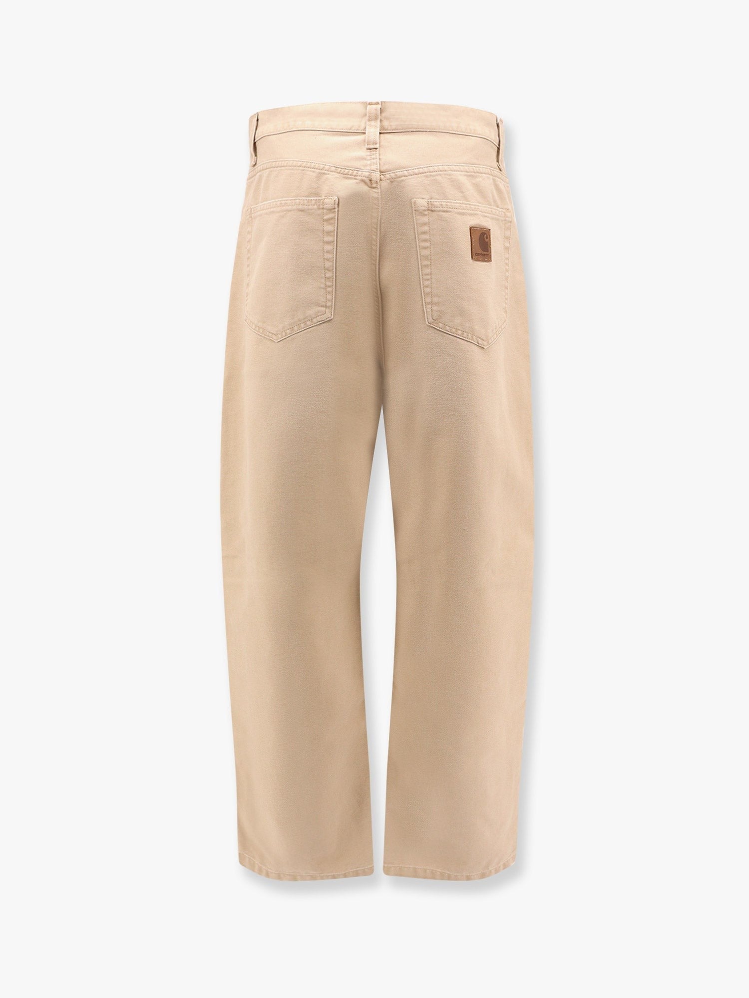 Carhartt Wip - Organic Cotton Trouser With Back Logo Patch - Home->Man->Clothing->Trousers