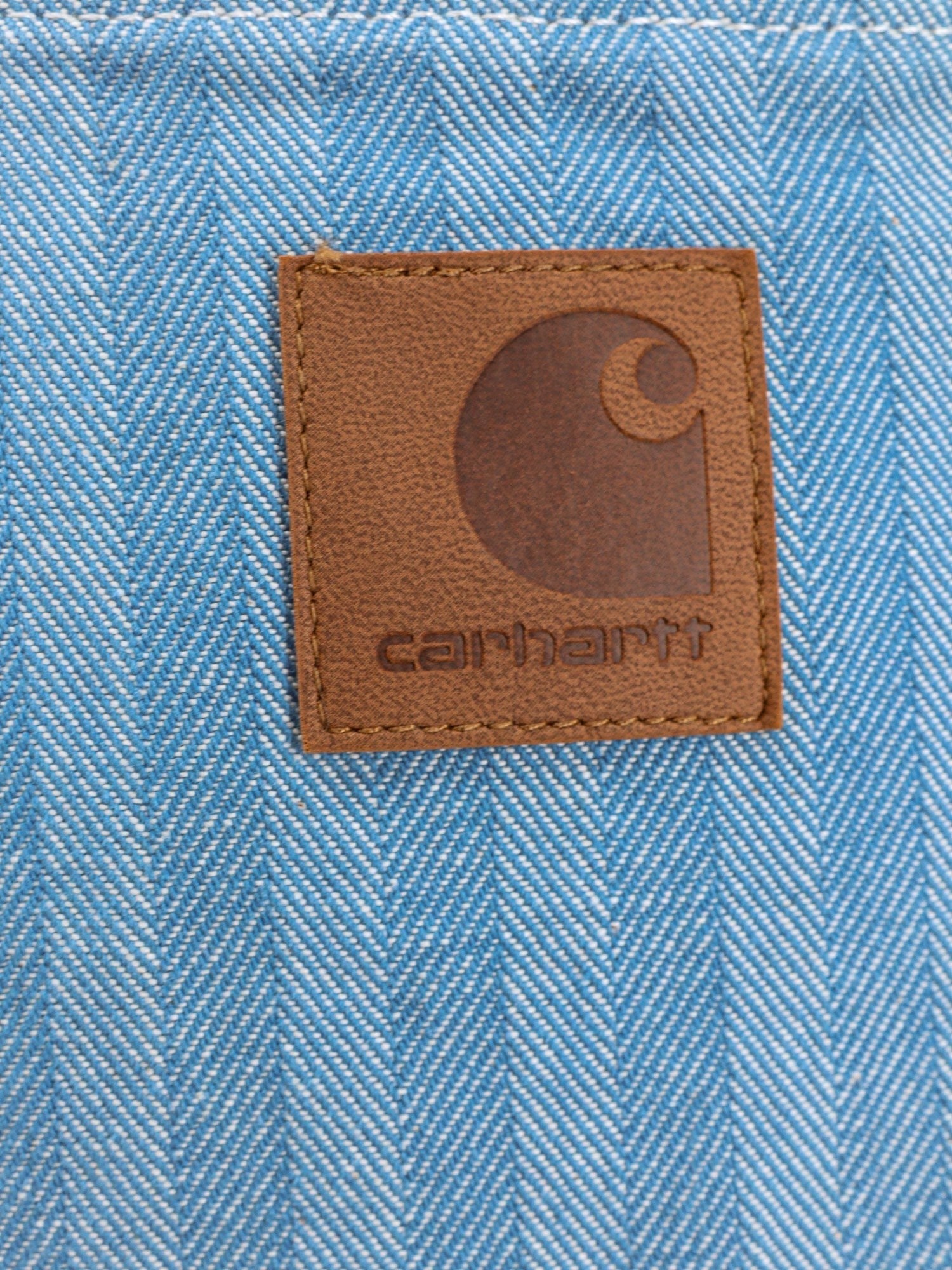 Carhartt Wip - Cotton Jeans With Striped Motif - Home->Man->Clothing->Jeans