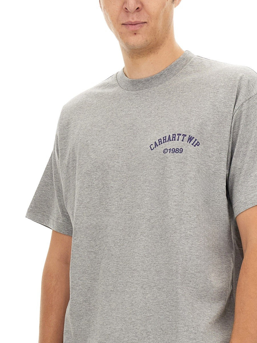Carhartt Wip - T Shirt With Logo - Home->Man->Clothing->T-Shirts
