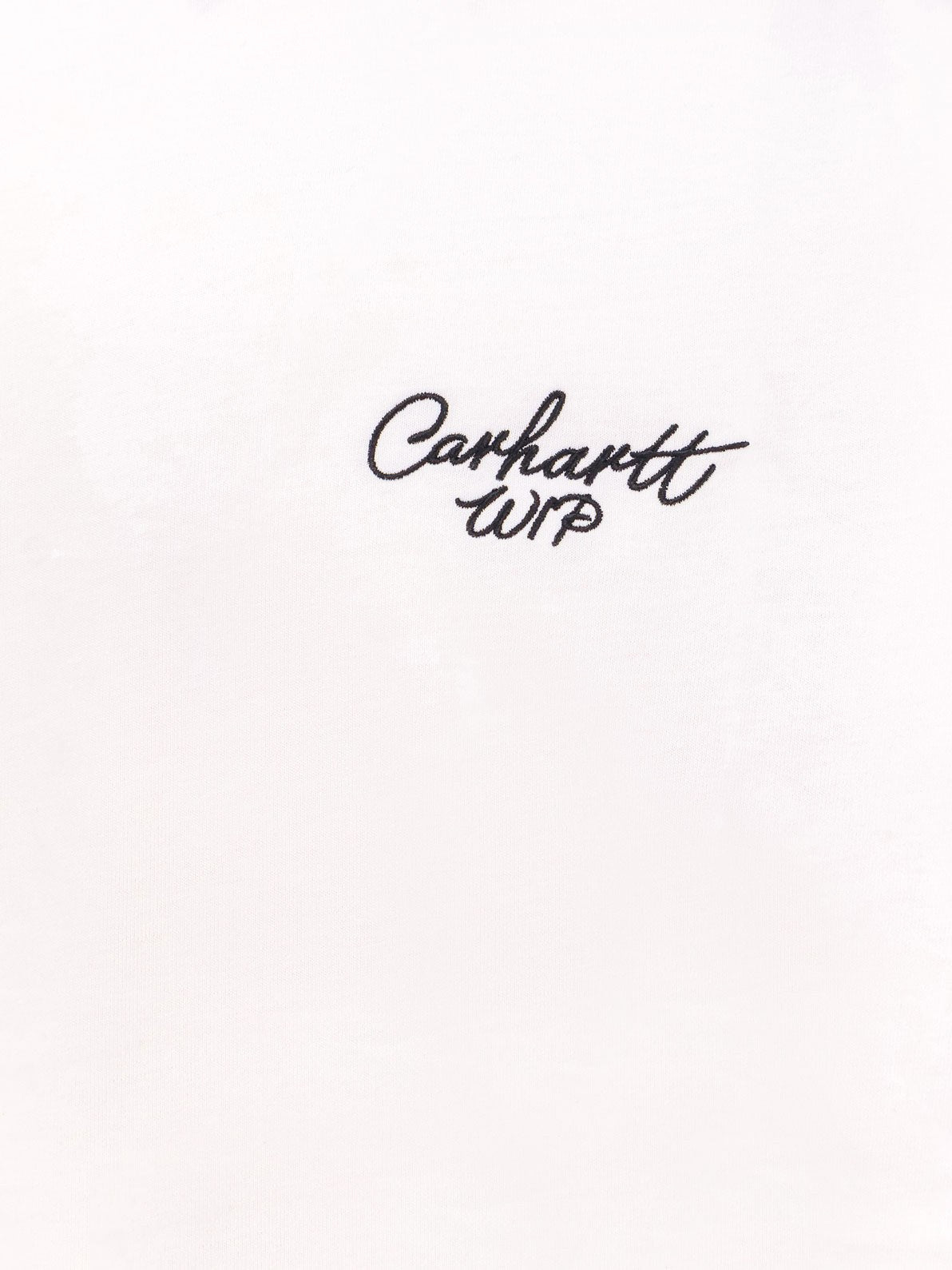 Carhartt Wip - Cotton T Shirt With Logo Embroidery - Home->Man->Clothing->T-Shirts and Top