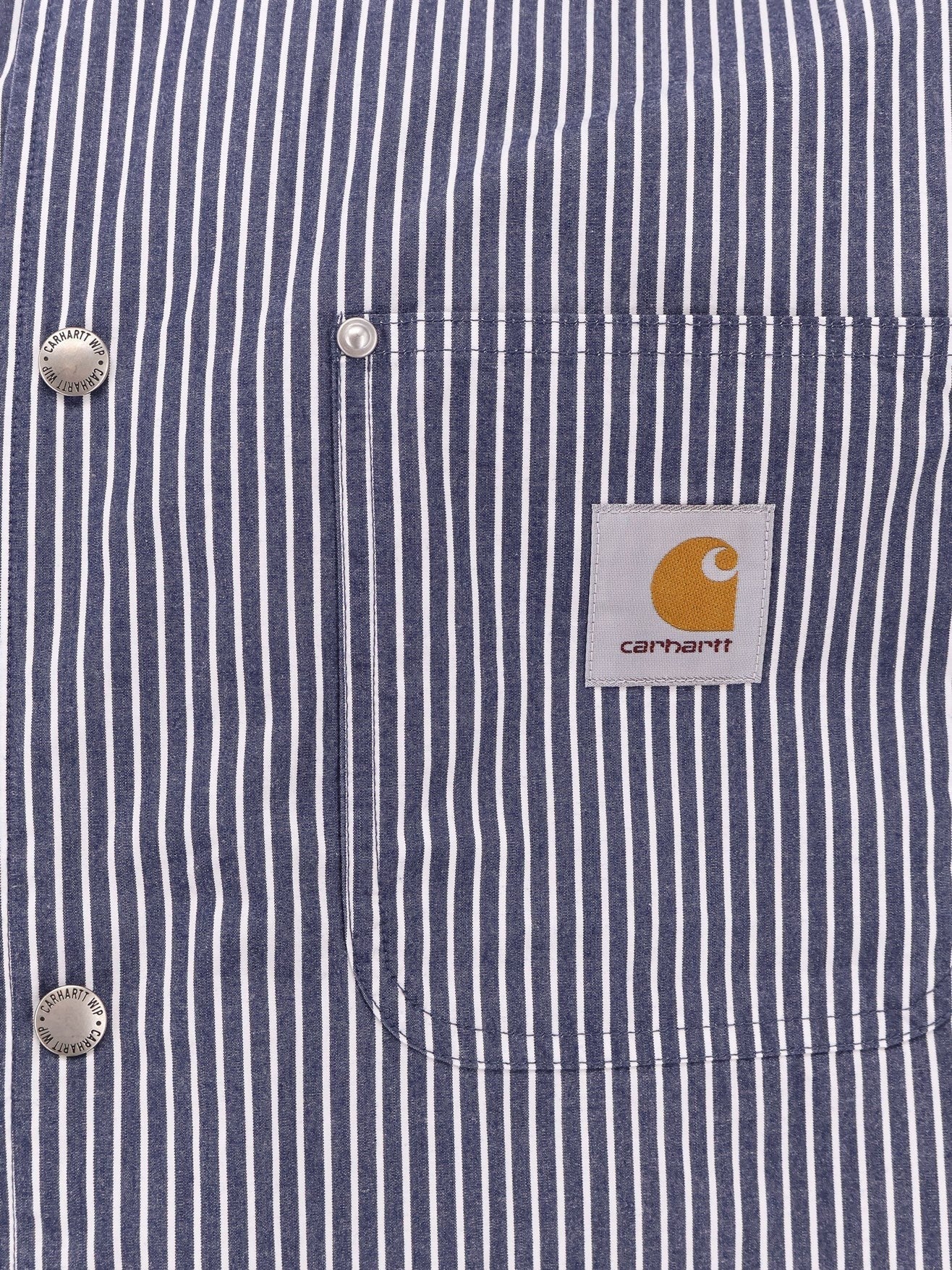 Carhartt Wip - Notus Coach Striped Cotton Jacket - Home->Man->Clothing->Coats->Giubbini