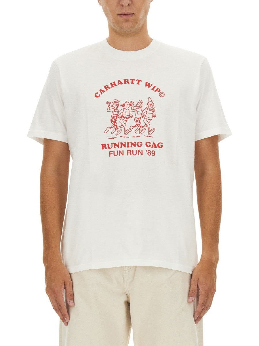 Carhartt Wip - T Shirt With Print - Home->Man->Clothing->T-Shirts