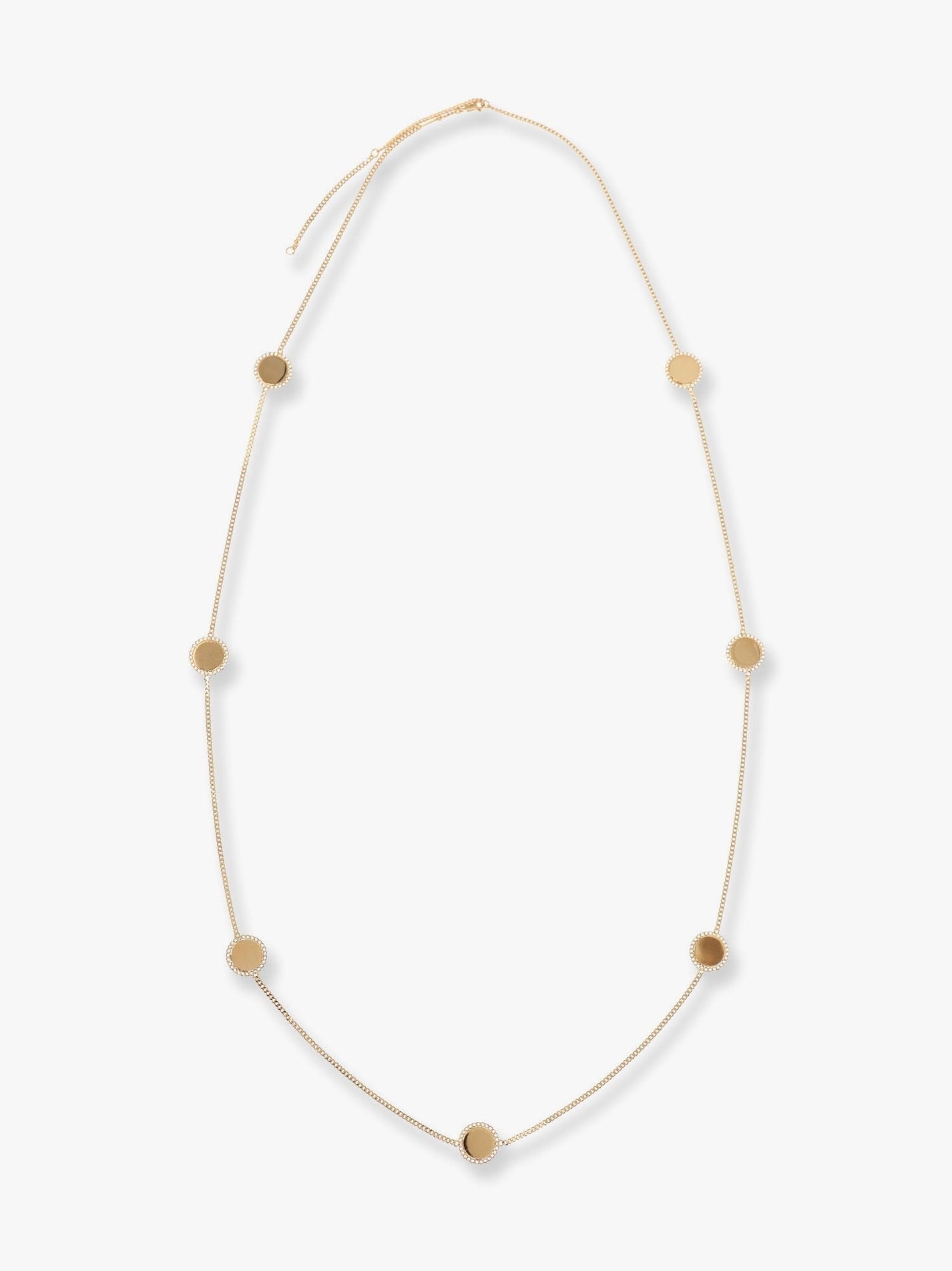 Celine - Celine Medaille Sautoir Metal Necklace - Women’s Accessories