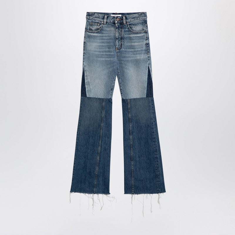 Chloé - Chloé Three-coloured patchwork denim jeans - Women’s Clothing