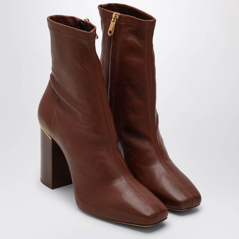 Chloé - Chloé Cognac-coloured Ambre ankle boot - Boots