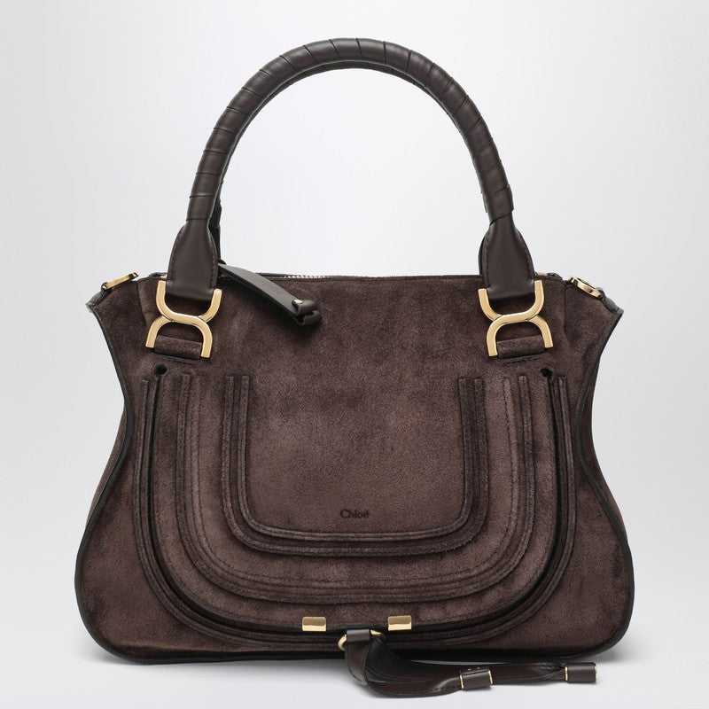 Chloé - Chloé Brown suede leather handbag - Handbag