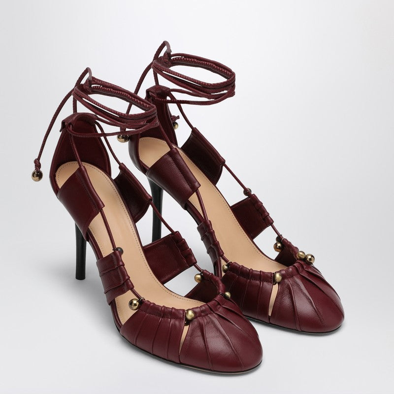 Chloé - Chloé Decolleté Luna bordeaux - Pumps
