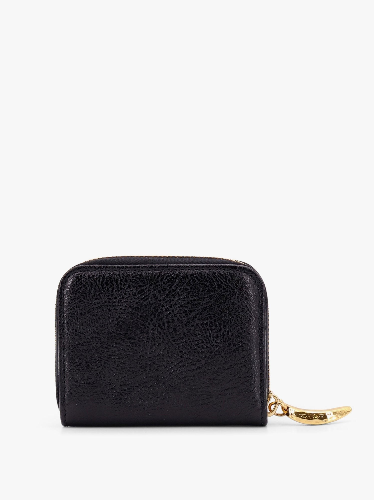 CHLOE’ - Leather Wallet With Frontal Logo - Home->Woman->Accessories->Wallets