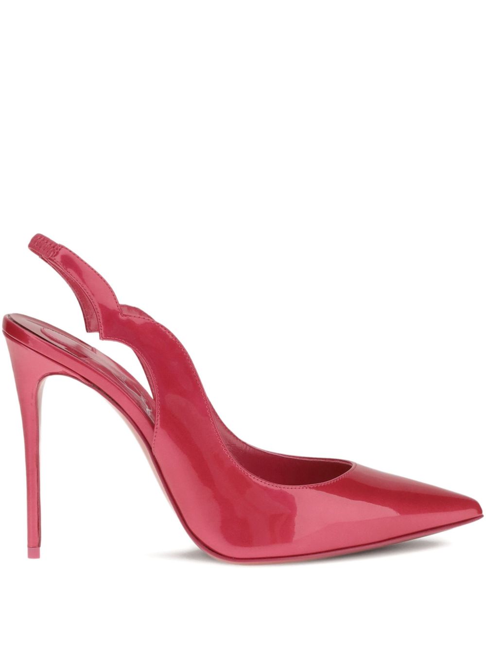 Christian Louboutin - Christian Louboutin With Heel Fuchsia - Medium Heel