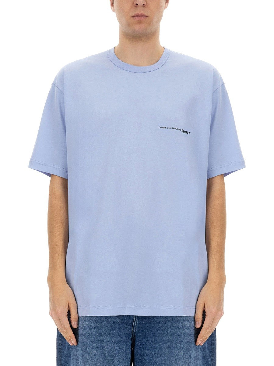 COMME DES GARCONS SHIRT - Comme Des Garcons Shirt T Shirt With Logo - Men’s Tops