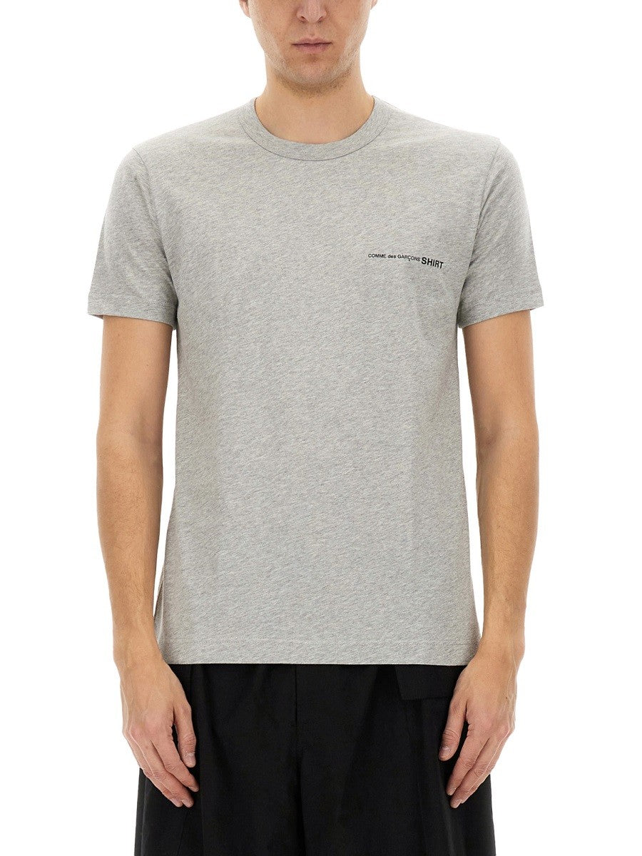 COMME DES GARCONS SHIRT - Comme Des Garcons Shirt T Shirt With Logo - Men’s Tops