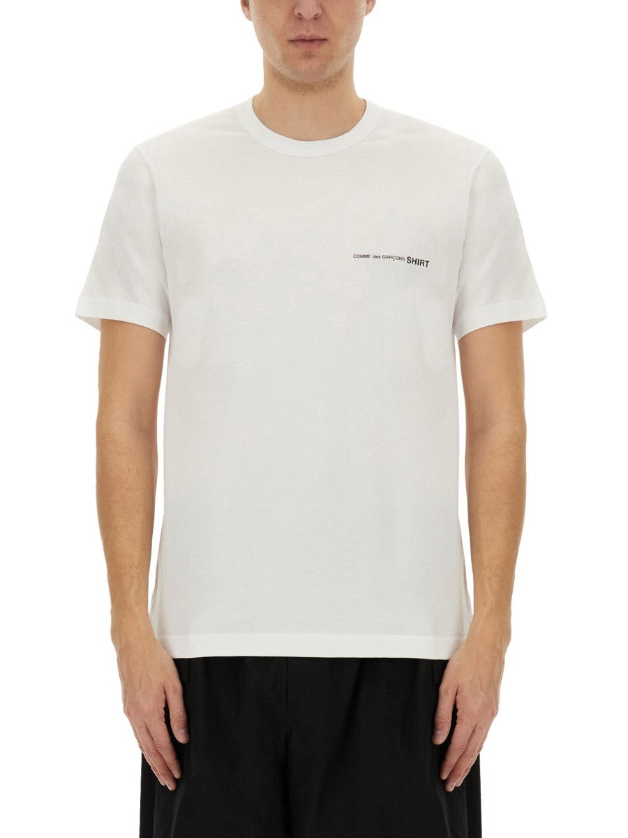 COMME DES GARCONS SHIRT - Comme Des Garcons Shirt T Shirt With Logo - Men’s Tops