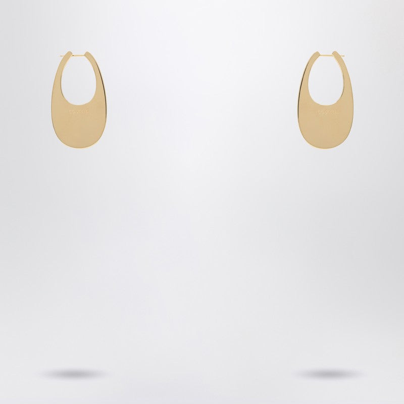 Coperni - Coperni Large golden Swipe earrings - Jewellery
