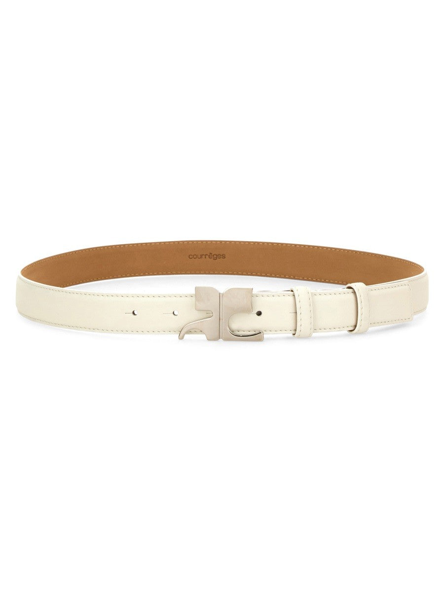 COURREGES - Courreges Leather ’Ac’ Belt - Women’s Accessories