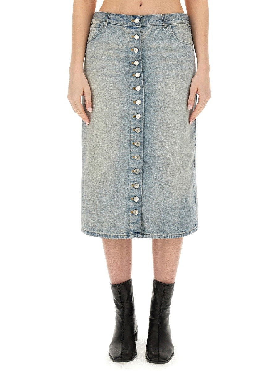 COURREGES - Courreges Midi Skirt - Women’s Clothing