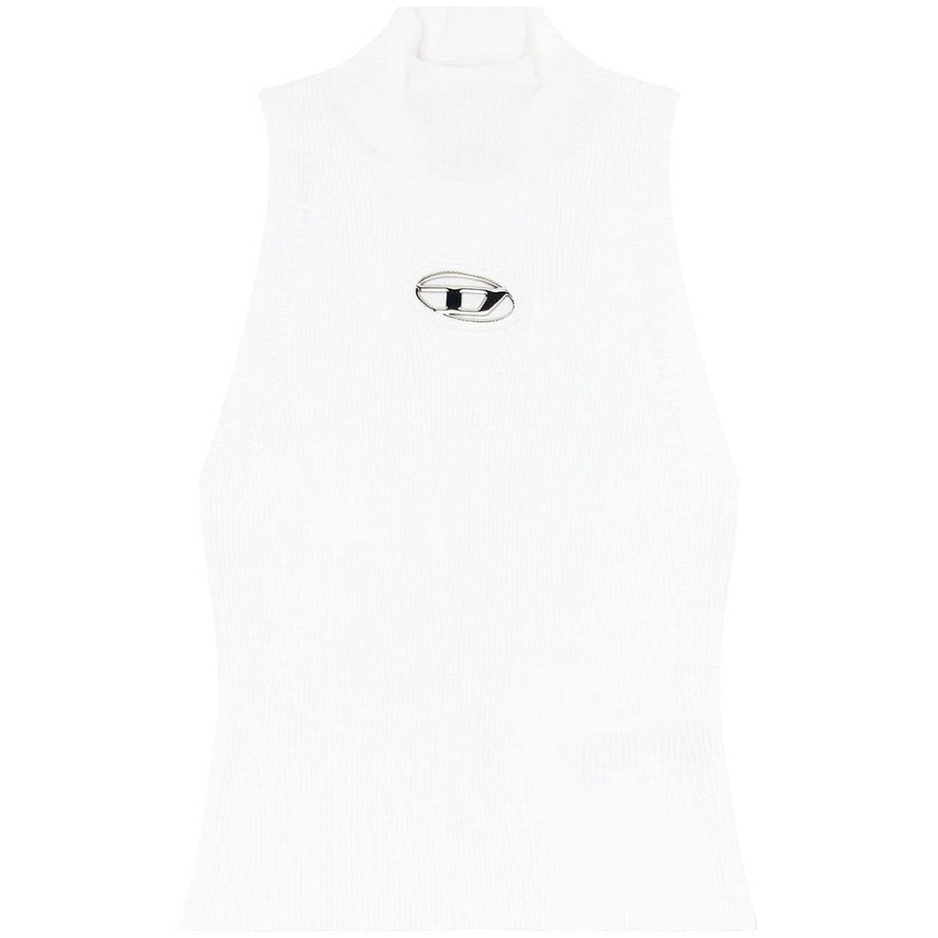 Diesel - Diesel Ribbed-knit turtleneck top - Topwear