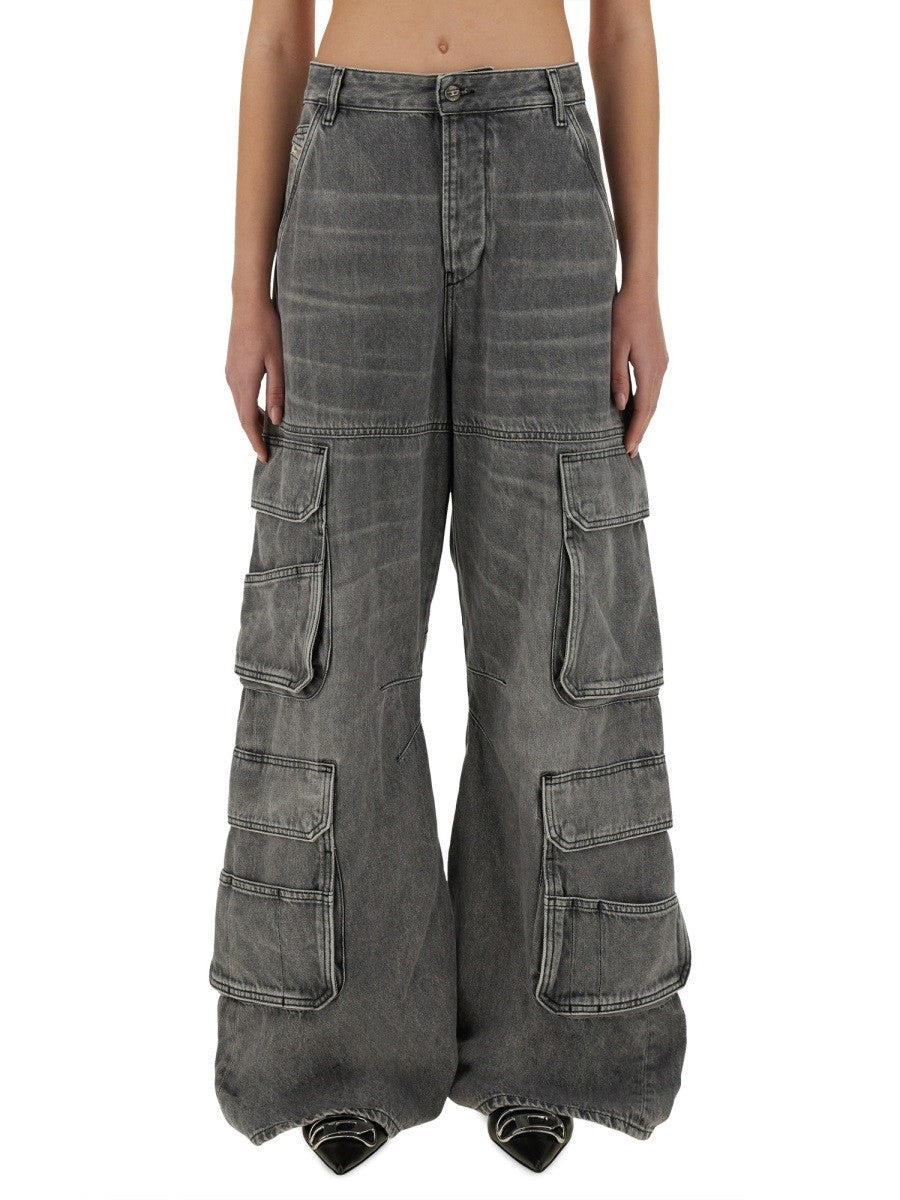 Diesel - Diesel Cargo Pants ’D Sire’ - Women’s Clothing