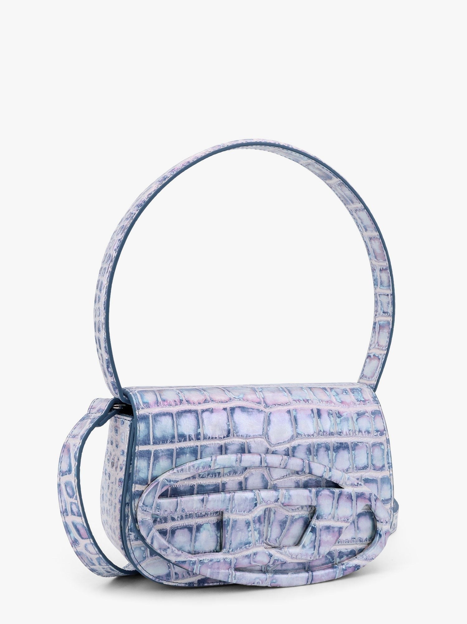 Diesel - 1dr Leather Shoulder Bag Con Logo Oval D - Home->Woman->Bags->Shoulder bags