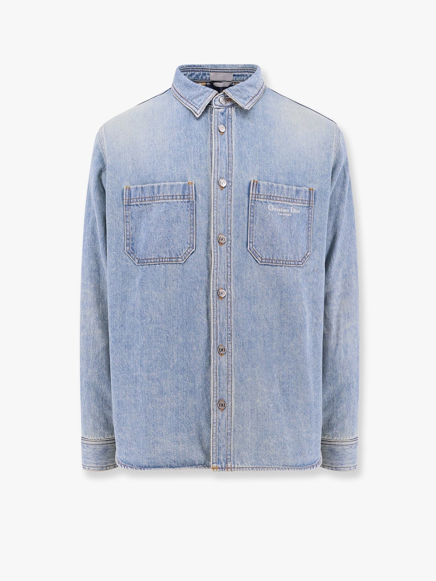 Dior - Dior Denim Shirt/Jacket With Madras Lining - Man->Clothing->Shirts