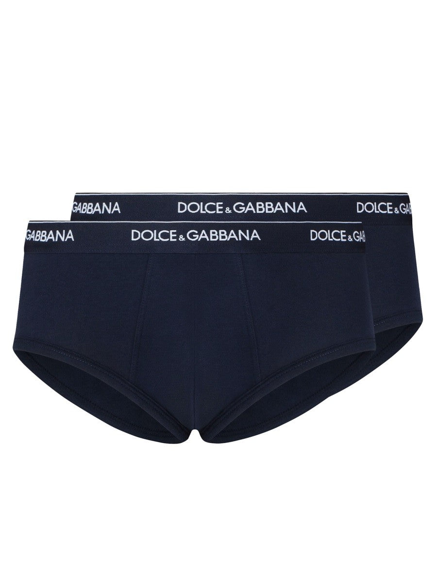 Dolce & Gabbana - Dolce & Gabbana Two Pack Of Briefs - Men’s Clothing