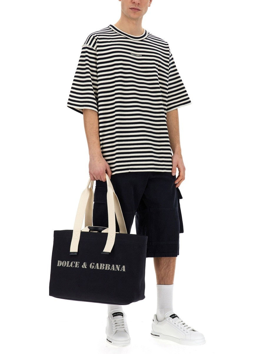 Dolce & Gabbana - Shopping Bag With Logo - Men’s Bags