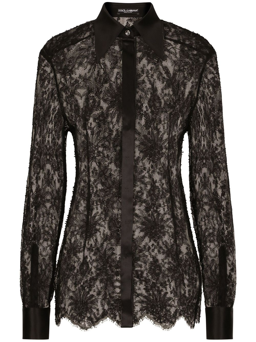 Dolce & Gabbana - Dolce & Gabbana Semi-transparent shirt - Shirts