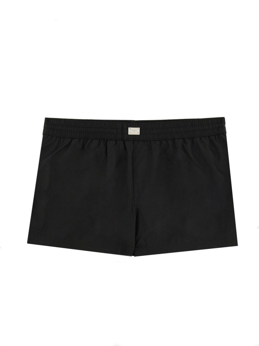 Dolce & Gabbana - Dolce & Gabbana Logo Plaque Swimsuit - Man->Clothing->Swimwear