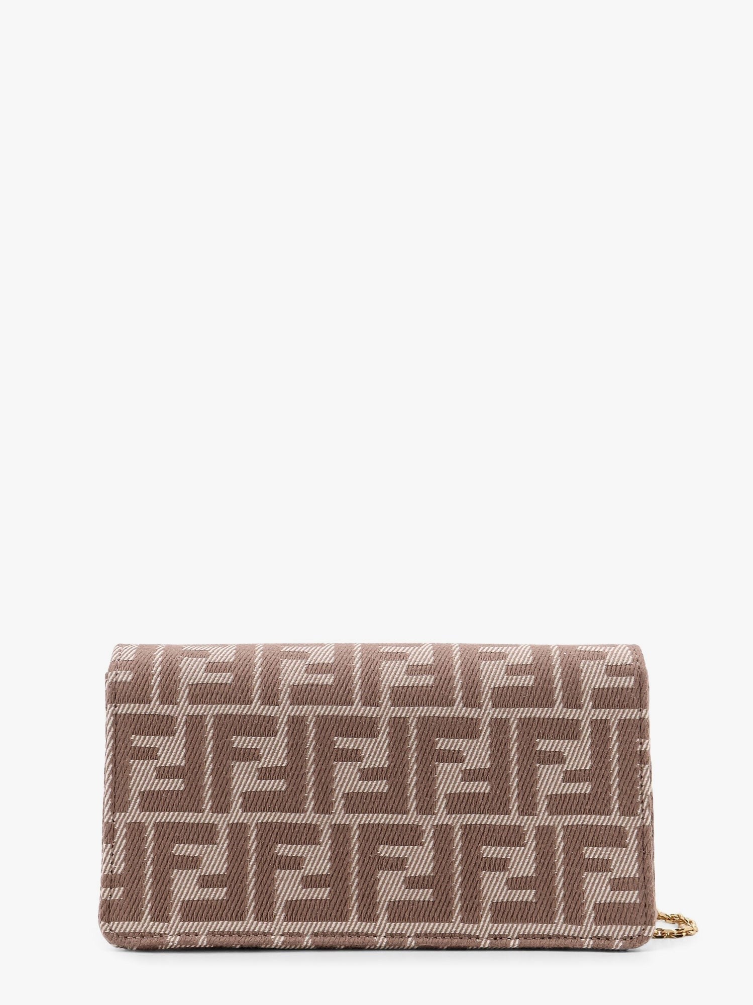 Fendi - Wallet On Chain Baguette With Shoulder Strap - Small Leather Goods