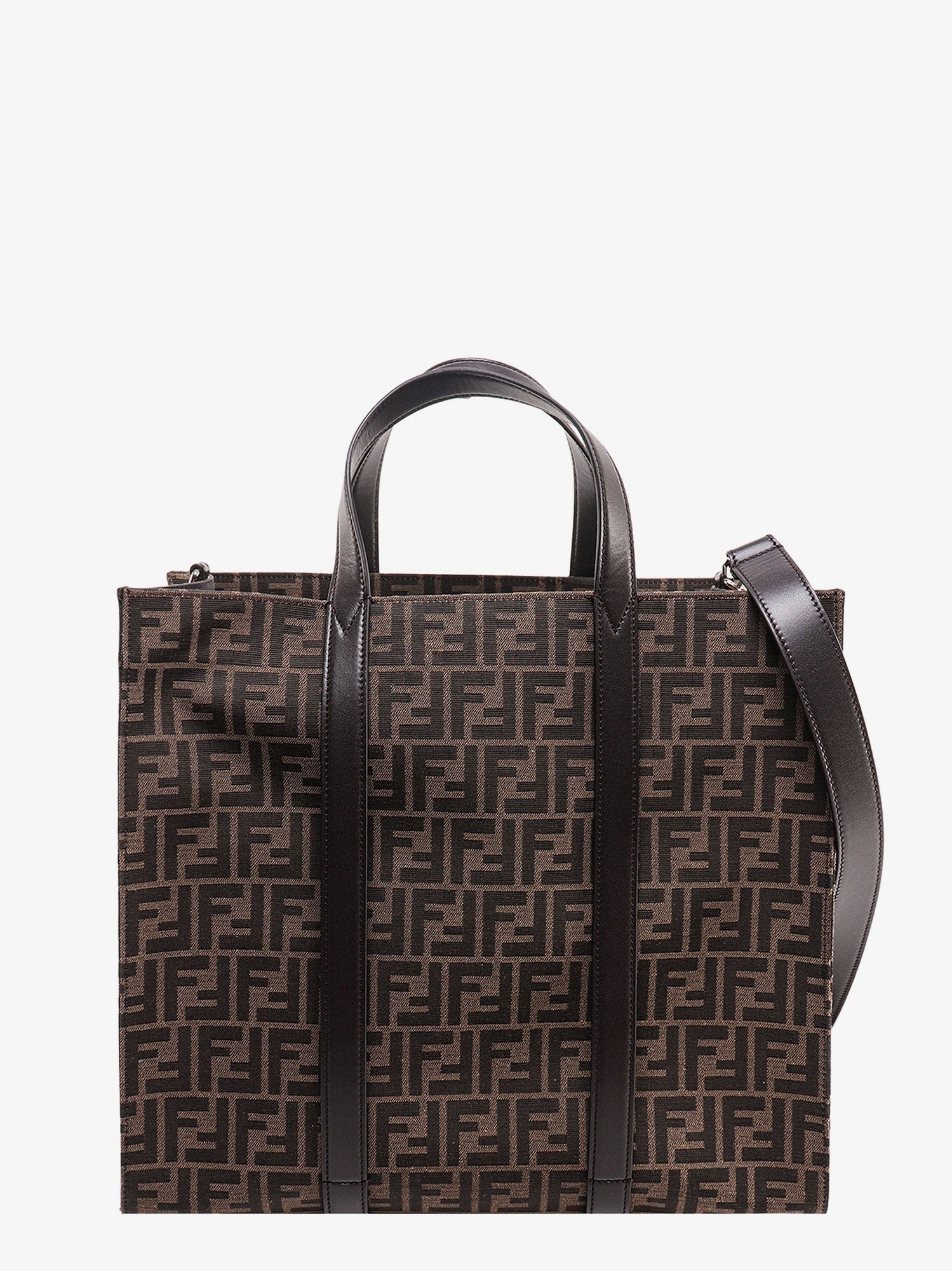 Fendi - Handbag With Ff Recycled Jacquard Fabric - Home->Man->Bags->Handbags