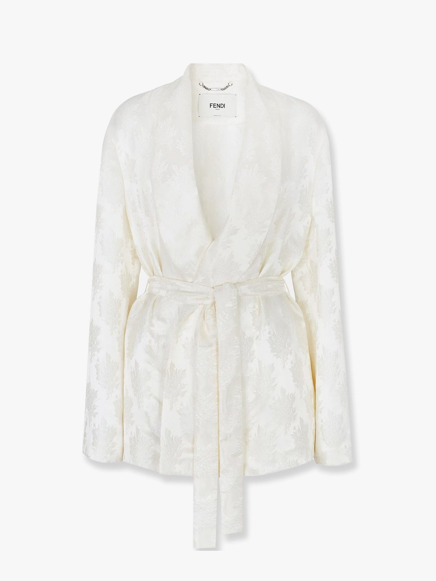 Fendi - Fendi Jacquard Silk Blazer With Floral Motif - Woman->Clothing->Blazer and Gilet